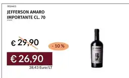 Prezzemolo e Vitale Jefferson amaro importante offerta