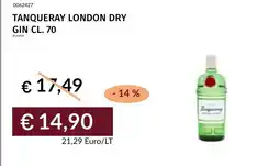 Prezzemolo e Vitale Tanqueray London Dry Gin offerta