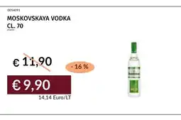 Prezzemolo e Vitale Moskovskaya vodka offerta