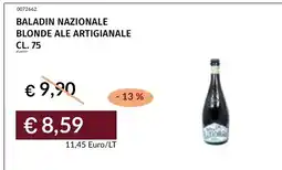 Prezzemolo e Vitale Baladin Nazionale blonde ale artigianale offerta