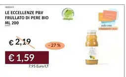 Prezzemolo e Vitale Frullato di pere bio offerta