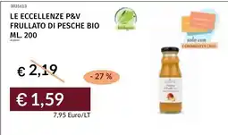 Prezzemolo e Vitale Frullato di pesche bio offerta