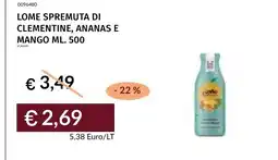 Prezzemolo e Vitale Lome Spremuta di Clementine, Ananas e Mango offerta