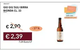 Prezzemolo e Vitale Giu giu suli birra bionda offerta