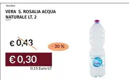 Prezzemolo e Vitale Vera S. Rosalia acqua naturale offerta