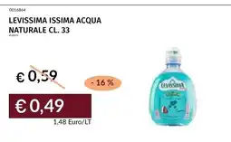 Prezzemolo e Vitale Levissima acqua naturale offerta