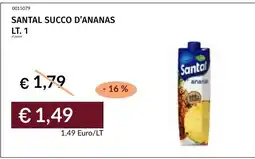 Prezzemolo e Vitale Santal succo d'ananas offerta