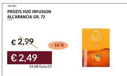Prezzemolo e Vitale Prozis H2O Infusion all'arancia offerta