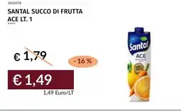 Prezzemolo e Vitale Santal succo di frutta ACE offerta