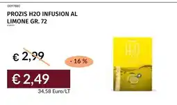 Prezzemolo e Vitale Prozis H2O Infusione al limone offerta