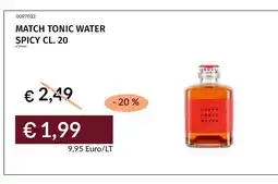 Prezzemolo e Vitale Match tonic water spicy offerta