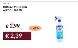 Prezzemolo e Vitale Quasar vetri con alcool offerta