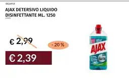 Prezzemolo e Vitale Ajax detersivo liquido disinfettante offerta