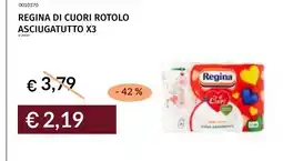 Prezzemolo e Vitale Regina di cuori rotolo asciugatutto offerta
