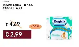 Prezzemolo e Vitale Regina carta igienica camomilla offerta