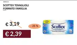 Prezzemolo e Vitale Scottex tovaglioli offerta