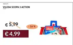 Prezzemolo e Vitale Vileda scopa 3 action offerta