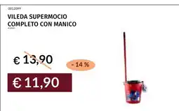 Prezzemolo e Vitale Vileda supermocio completo con manico offerta