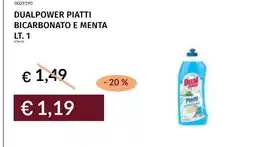 Prezzemolo e Vitale Dual Power piatti bicarbonato e menta offerta