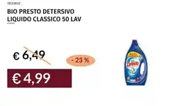 Prezzemolo e Vitale Bio Presto detersivo liquido classico offerta