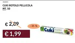 Prezzemolo e Vitale Cuki rotolo pellicola offerta