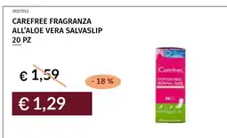 Prezzemolo e Vitale Carefree fragranza all'aloe vera salvasilip offerta