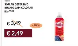 Prezzemolo e Vitale Soflan detersivo bucato capi colorati offerta