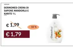 Prezzemolo e Vitale Dermomed crema di sapone mandorla e karite offerta