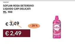 Prezzemolo e Vitale Soflan rosa detersivo liquido capi delicati offerta