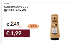 Prezzemolo e Vitale Gliss balsamo olio nutriente offerta