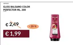 Prezzemolo e Vitale Gliss balsamo color perfector offerta