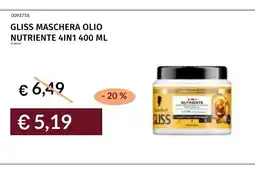 Prezzemolo e Vitale Gliss maschera olio nutriente 4in1 offerta