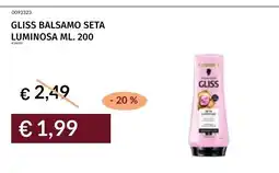 Prezzemolo e Vitale Gliss balsamo seta luminosa offerta