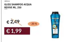 Prezzemolo e Vitale Gliss shampoo acqua revive offerta