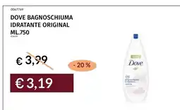 Prezzemolo e Vitale Dove bagnoschiuma idratante original offerta