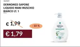 Prezzemolo e Vitale Dermomed sapone liquido mani muschio bianco offerta