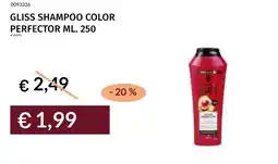 Prezzemolo e Vitale Gliss shampoo color perfector offerta