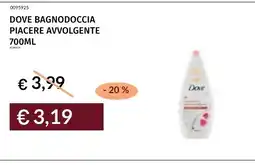 Prezzemolo e Vitale Dove bagnodoccia piacere avvolgente offerta
