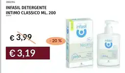Prezzemolo e Vitale Infasil detergente intimo classico offerta