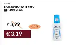Prezzemolo e Vitale LyCia deodorante vapo original offerta