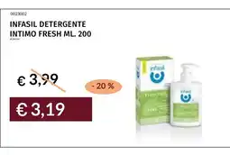 Prezzemolo e Vitale Infasil detergente intimo fresh offerta