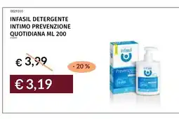 Prezzemolo e Vitale Infasil detergente intimo prevenzione offerta