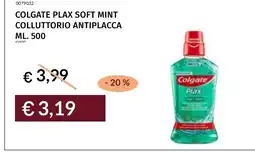 Prezzemolo e Vitale Colgate Plax soft mint colluttorio antiplacca offerta