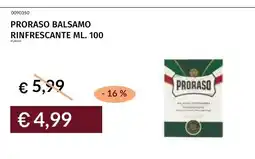 Prezzemolo e Vitale Proraso balsamo rinfrescante offerta