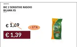 Prezzemolo e Vitale Bic 2 sensitive rasoio bilama offerta
