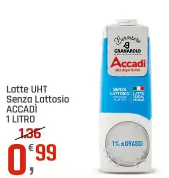 Latte UHT Senza Lattosio Accadì