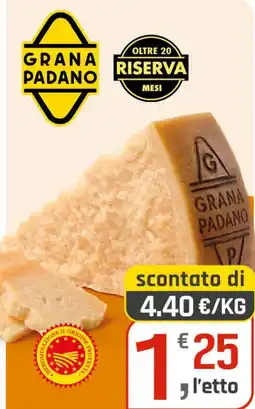 Supermercati Dok Grana Padano offerta