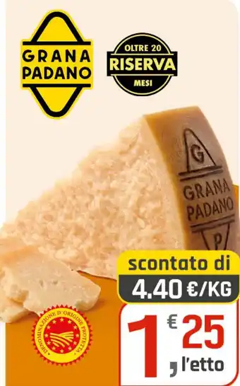 Supermercati Dok Grana Padano offerta