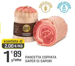 Supermercati Dok Pancetta coppata Saper di Sapori offerta
