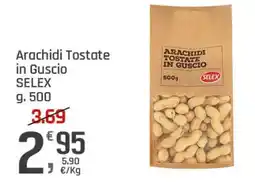 Supermercati Dok Arachidi Tostate in Guscio SELEX offerta